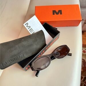 NIB Meller Nemy All Black Sunglasses